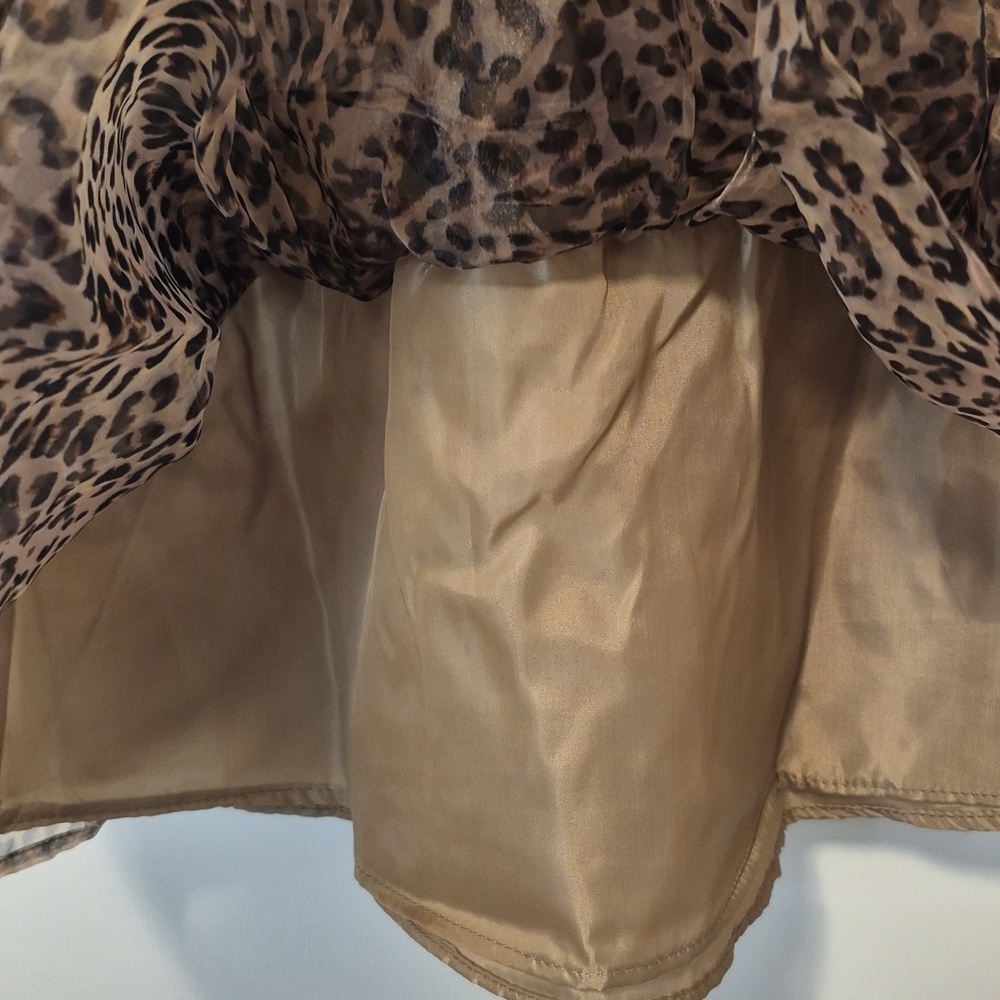 NWT Badgley Mischka Girls Leopard Dress - 6 - Special Occasion - Picture 5 of 8